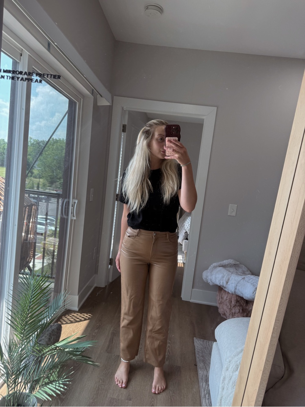 ARITZIA WILFRED leather pants 6